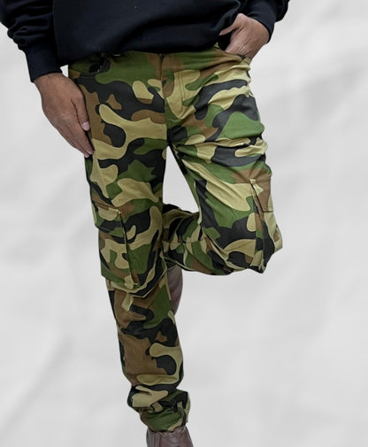 Stretchable 6-Pocket Camouflage Pants