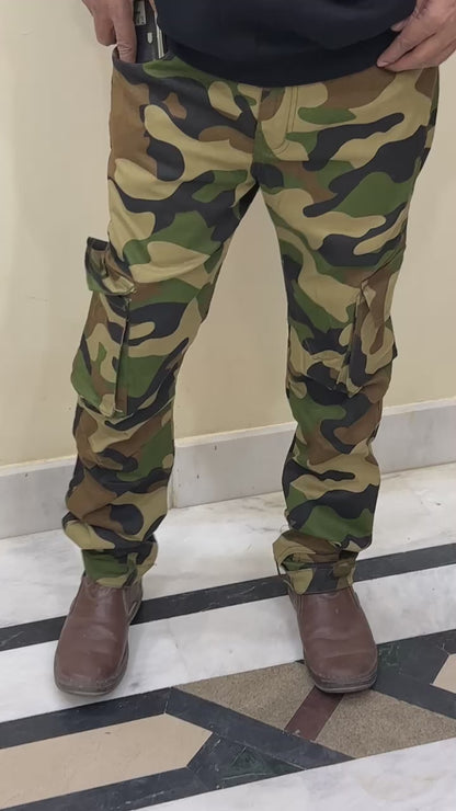 Stretchable 6-Pocket Camouflage Pants